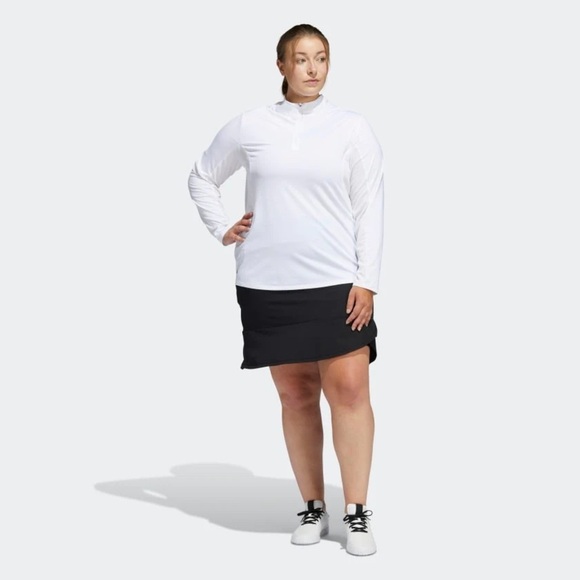 Adidas Ultimate365 White Golf Quarter Zip Pullover - Picture 1 of 9